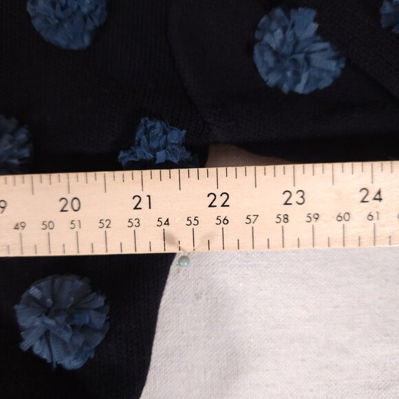 Opening Ceremony Pom Poms Pullover Sweater Womens Medium V-Neck Playful Boho - Picture 4 of 16